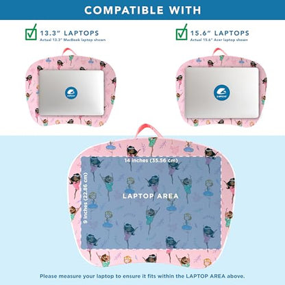 LAPGEAR MyStyle Lap Desk - Ballerina, Fits 15.6” Laptops - color: Ballerina