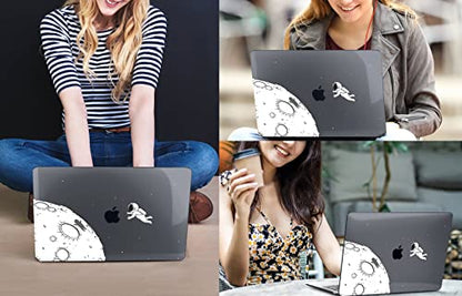 CISSOOK Compatible with MacBook Air 13 inch Case 2026 2025 2024 2023 2022 | A3449 A3240 A3113 A2681, 5in1 Set Hard Shell Case Keyboard Cover for MacBook Air 13.6 inch M2 M3 M4 M5, Astronaut - color: Air13.6inch-Astronaut