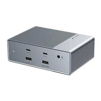 HyperDrive USB-C & Thunderbolt 4 GEN2 15-in-1 Docking Station for MacBook, iPad, PC - HDMI or DP, Up to 3 Extended Displays, High-Speed USB Data Transfer - style: 15-in-1