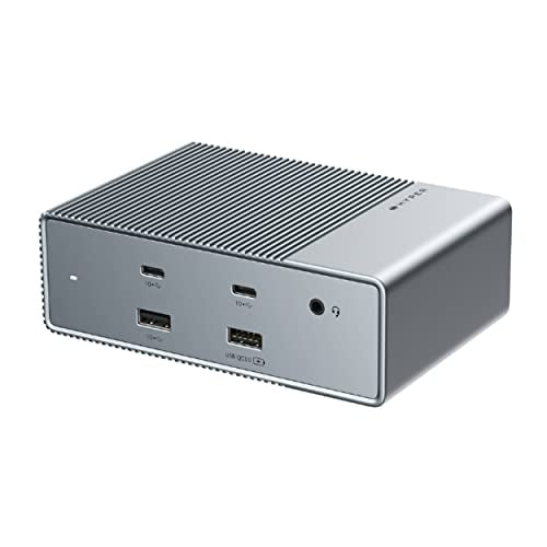 HyperDrive USB-C & Thunderbolt 4 GEN2 15-in-1 Docking Station for MacBook, iPad, PC - HDMI or DP, Up to 3 Extended Displays, High-Speed USB Data Transfer - style: 15-in-1