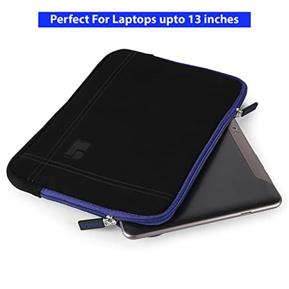 eBigValue 15 inch Laptop Sleeve Pouch with External Accessories Pocket Compatible with MacBook/////Laptops
