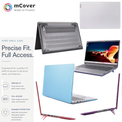 mCover Case Compatible ONLY for 2022-2024 15" Lenovo IdeaPad 1 Series (15ADA7 / 15AMN7 / 15ALC7 / 15IAU7 / 15IGL7 / 15IJL7 / 15IRU7) Windows Laptops (NOT Fitting Any Other Models)- Orange - color: Orange