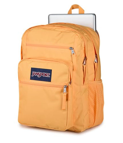 JanSport Laptop Backpack - Computer Bag with 2 Compartments, Ergonomic Shoulder Straps, 15” Laptop Sleeve, Haul Handle - Orange Soda - color: Orange Soda