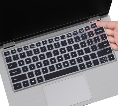 Keyboard Cover Skin for Dell Latitude 3440 3450 5420 5430 5431 5440 5450 14, Latitude 7440 7450 7430 7420 7410 9420 9430 14, Latitude 16" 7650 7640, Latitude 9510 9520 7520 2025-2022 Laptop,Black - color: Black