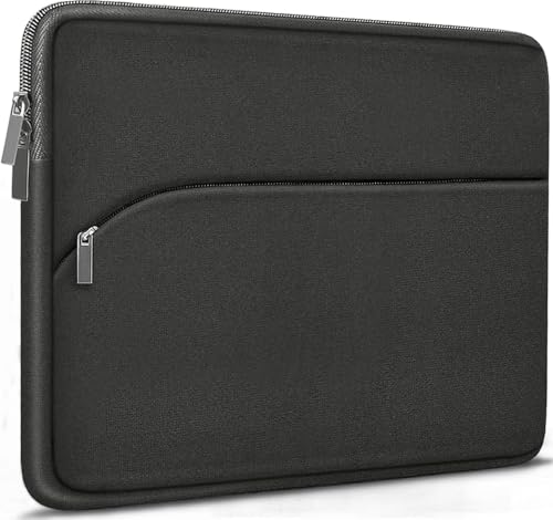 Laptop Case 15.6 inch, Durable Portable Monitor Protective Cover with Front Pocket, Traveling Laptop Sleeve Compatible for HP, Dell, Asus, Lenovo, Grey - color: Grey, size: 15.6 inch