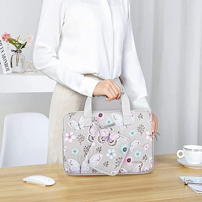 Hseok Laptop Sleeve 13.3-14 inch Case with Small Pouch, Neoprene Computer Bag Compatible with MacBook Neo/Pro 14 M5/M4/M3/M2/M1, Mac Air/Pro 13.3, XPS 14 and Most 13-14 inch Notebooks,B02F01 - color: B02f01, size: 13"-14"