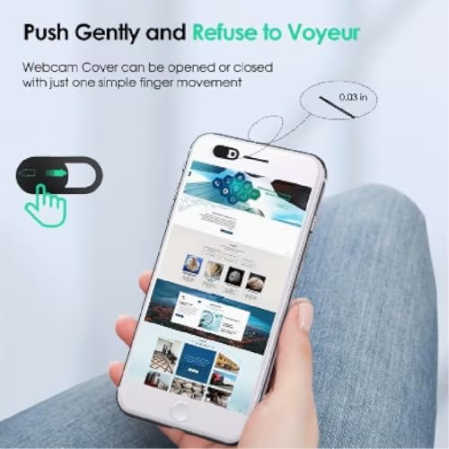 6Pcs Metal Webcam Camera Cover, Anti-Peeping Privacy Protection Lens Cover For Mobile Phone & Computer