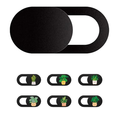 Mizi Webcam Privacy Cover Slide [6 Pack], Cute Camera Blocker Sticker, Protect Your Privacy and Security for Computer, Laptop, Tablets & Phones - Plant - color: Plant