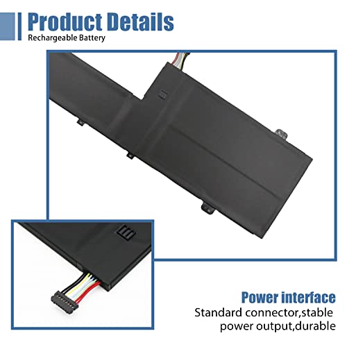 L19L3PD6 L19M3PD6 L19C3PD6 Laptop Battery Replacement for Lenovo Flex 5-15IIL05 5-14ARE05 5-14IIL05 Series 5B10X49072 L19D3PD6 5B10X49073 5B10X49075 5B10X49077 11.55V 52.5Wh 4550mAh - size: 11.2*3.8*0.2 inch L19L3PD6