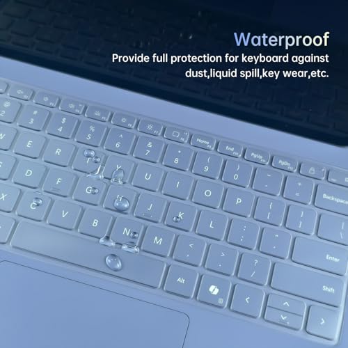 CaseBuy Premium Keyboard Cover for Microsoft Surface Laptop(2025) Copilot+ PC 13" Snapdragon X Plus, Surface Pro 2-in-1 Laptop/Tablet(2025) 12", Ultra Thin High Transparency TPU Keyboard Skin - size: Surface Laptop/Pro 2-in-1 13/12 inch (2025)