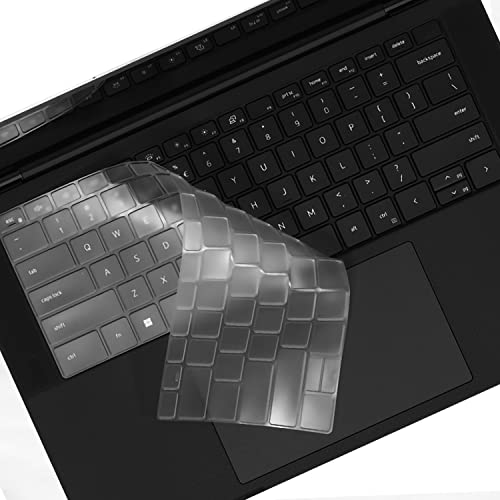 Keyboard Cover for 2025-2022 Dell XPS 15 9500 9510 9520 9530 15.6 Inch & XPS 17 9720 9700 9710 9730 17 Inch & DELL Precision 5770 5570 5760 5560 15.6" 17.3" US Layout Keyboard Protective Skin-TPU - color: TPU