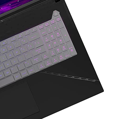 Keyboard Cover for 2025-2023 Asus ROG Strix Scar 18 G834 G834JY G834JZR G835 G835LX G835LW, ROG Strix G18 G814 G814JI G814JZ G814FP G815 G815LW G815LR G815LP, US Layout Ultra Thin TPU Keyboard Skin