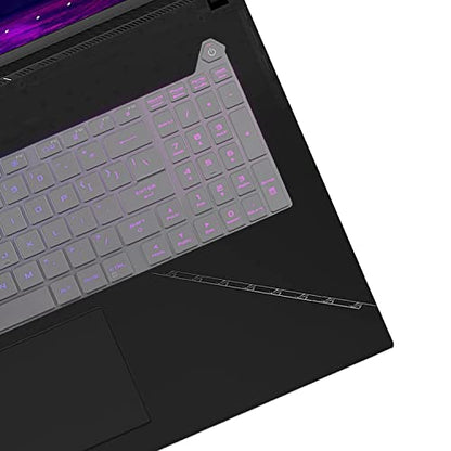 Keyboard Cover for 2025-2023 Asus ROG Strix Scar 18 G834 G834JY G834JZR G835 G835LX G835LW, ROG Strix G18 G814 G814JI G814JZ G814FP G815 G815LW G815LR G815LP, US Layout Ultra Thin TPU Keyboard Skin