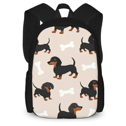 Waterproof College Gym Backpack Lightweight Travel Day Pack Carry On Backpack For Women Men Wiener Dog Doxie Dachshund Weiner Dog Pet Dogs - color: Color577