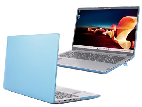 mCover Case Compatible ONLY for 2022-2024 15" Lenovo IdeaPad 1 Series (15ADA7 / 15AMN7 / 15ALC7 / 15IAU7 / 15IGL7 / 15IJL7 / 15IRU7) Windows Laptops (NOT Fitting Any Other Models)- Aqua - color: Aqua