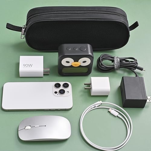 Laptop Chargers Case,Zipper Mesh Electronics Accessories Bag for Laptop Tablet Power/Mouse/Cord/USB Accessories,Black