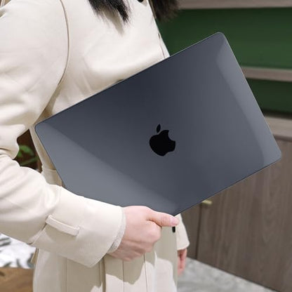 MEEgoodo for M5 MacBook Pro 16 inch Case 2026 2024 2023 2021 (Fit Model A3429/A3428/A3403/A3186/A2991/A2780/A2485) M5 M4 M3 M2 M1 Pro/Max, Laptop Case with Keyboard & Webcam Cover, Crystal Black - color: Crystal Black