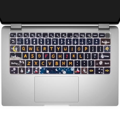 Silicone Keyboard Cover Skin for Dell Latitude 3000 3340 13.3"(2023)/ 5320 5330 5340 5350 13.3"/ 7320 7330 7340 7350,Space Man - color: Space Man