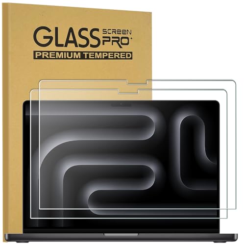 KEANBOLL 2-Pack MacBook Pro 14 Tempered Glass Screen Protector for MacBook Pro 14 Inch (M5, M4, M3, M2, M1 Pro/Max Chip, 2026-2021), Ultra Clear Tempered Glass - 9H Hardness Scratch Resistant