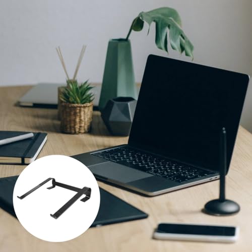 Ergonomic Laptop Stand Folding Portable Aluminium Alloy Holder with Slip Stable Design for Desk Use Eye Level Riser to Posture and Prevent Neck Strain Compatible with MacBook and