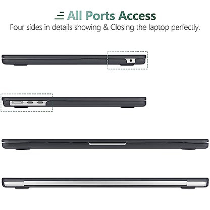DONGKE for MacBook Air 13 Inch Case M5 2026 M4 2025 M3 M2 2024-2022 A3449 A3240 A3113 A2681, Plastic Hard Shell & Keyboard Cover & Screen Film for MacBook Air 13.6 Inch Case - Composition Book - color: Composition Book