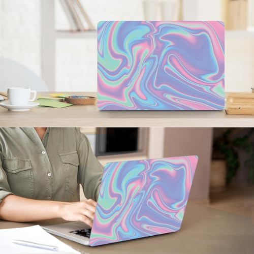 Compatible with 2026 MacBook Neo 13 inch Case A18 Pro A3404, Anti-Crack & Scratch Hard Shell Case & Keyboard Cover & Screen Protector & Webcam Cover for Apple MacBook Neo 13", Abstract Fluid - color: Abstract Fluid