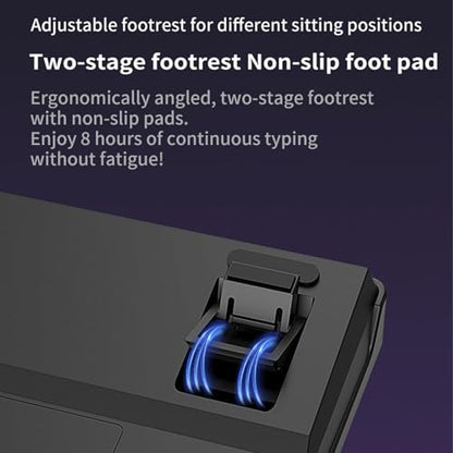 XUMIUZIY Number Pad, Mechanical Numeric Keypad with RGB Backlit, Hotswap Blue Switches, PBT Keycaps, 34 Keys USB Wired Numpad for Laptop, Computer, PC (Black) - color: Black