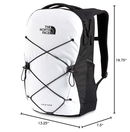 THE NORTH FACE Jester Laptop Backpack, TNF White/TNF Black, One Size - color: Tnf White/Tnf Black, size: One Size
