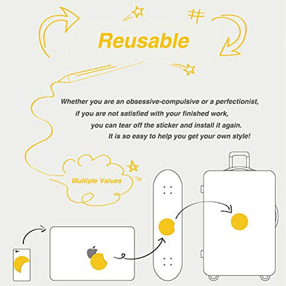 Fruit & Vegetable Sticker Pack 50 PCS, Playful Aesthetic Waterproof Vinyl Die-Cut Fresh Food Stickers for Water Bottles Laptop Luggage Skateboard, Scrapbook Journal Phone Case Notebook