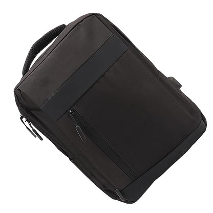 Extra Large Capacity Business Laptop Backpack, Multi Layer Large Capacity Business Laptop Bag with USB Charging Port, Unisex (Black)