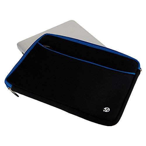 Vangoddy 13" Laptop Sleeve, Black/Blue (NBKLEA652) - color: Black/Blue, size: 13-13.3"