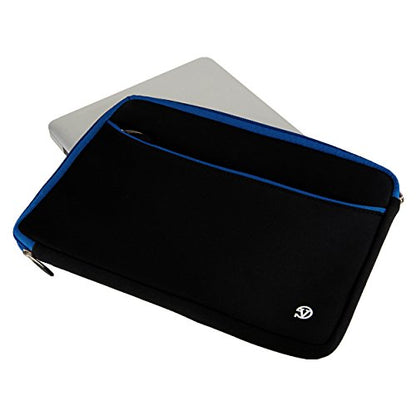 Vangoddy 13" Laptop Sleeve, Black/Blue (NBKLEA652) - color: Black/Blue, size: 13-13.3"