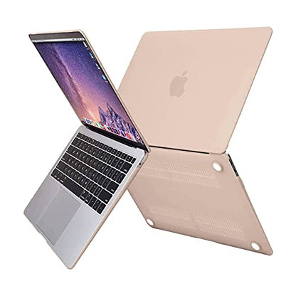 MOSISO Compatible with MacBook Air 13 inch Case M1 2021 2020 2019 2018 Release A2337 A2179 A1932 Touch ID, Plastic Hard Shell Cover&Keyboard Cover for MacBook Air 13.3 inch Case M1, Camel - color: Camel