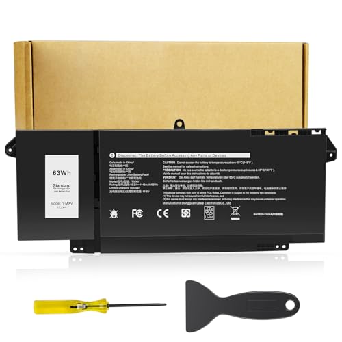 Futurebatt 7FMXV Battery Replacement for Dell Latitude 5320 7320 7420 7520 Series TN2GY 0TN2GY 9JM71 4M1JN 1PP63 727CG HDGJ8 MHR4G CN-0727CG CN-0TN2GY - size: 7FMXV 11.18 5.59 0.67
