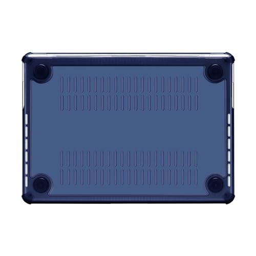 MOSISO Compatible with MacBook Pro 14 inch Case M5 M4 M3 M2 M1 2026-2021 | 3 in 1 Kit Anti-Crack Hard Shell with TPU Bumper, A3427 A3426 A3434 A3112 A3185 A3401 A2918 A2992 A2779 A2442, Navy Blue - color: Navy Blue