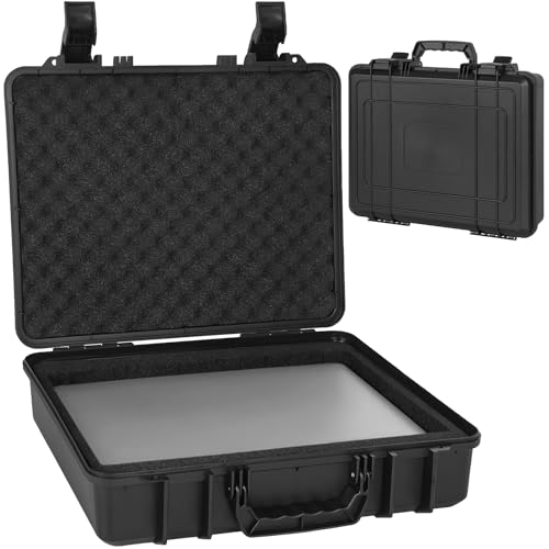 Laptop Hard Case for 14-15.6 inch Gaming Laptops & Accessories - Heavy Duty Laptop Storage Case with Pull & Pluck Foam Layer (Black) - size: 15.6" Laptop