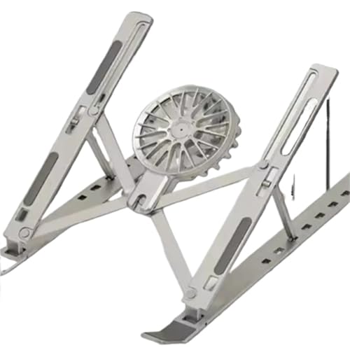 Compatible for Bg-for 18 Inch Laptop Cooler Stand - Foldable with Fan, Cooling Pad for Notebooks & Tablet Desktop Bracket,
