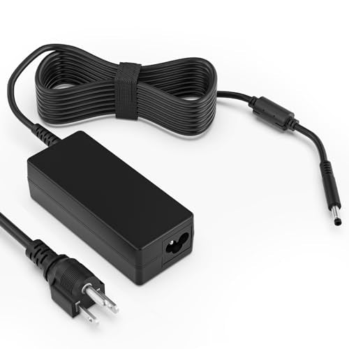 65W 4.5mm Small Barrel Tip Laptop Charger for Dell 19.5V 3.34A Power Adapter Replacement for Dell 14 15 16, Inspiron 14 15 16, Vostro 14 15 16 Series [NOT for 7.4mm Large Barrel Tip]