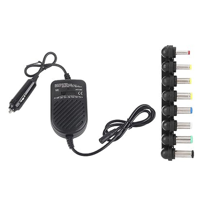 Ejoyous Car Laptop Charger Adapter 15V-24V, 80W Power Adapter Notebook Charger Power Supply Set with 8 Plug Heads, for Laptop Notebook Computers