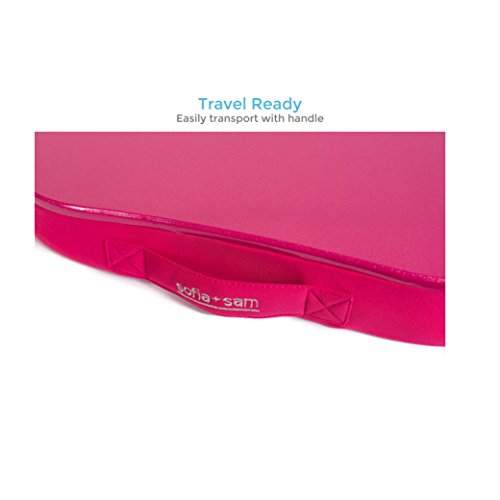 Mini Memory Foam Lap Desk Color: Pink