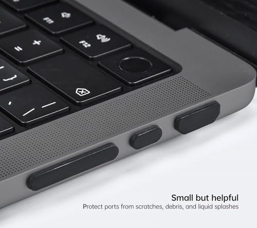 7PCS Anti Dust Port Plugs Accessory Cover for 2026 2025 MacBook Air 13 inch 15.3 inch M5 M4 M3 M2 M1 / 2026-2022 MacBook Pro 14" & 16" M5 M4 M3 M2 M1 Pro/Max, MacBook Port Accessories