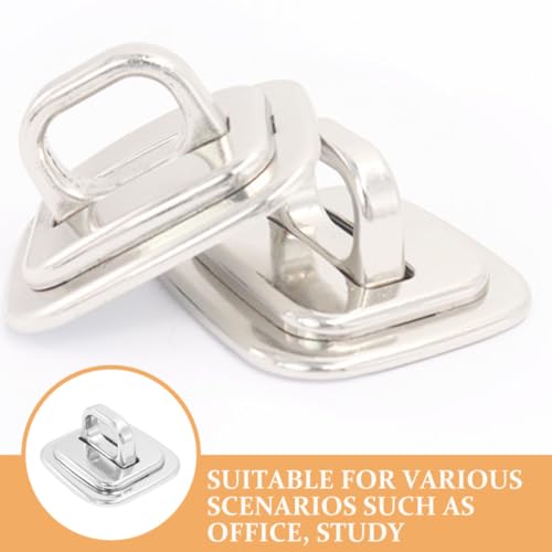 2pcs Laptop Cable Lock Anchor with Fixed Security Plate for Computers, Monitors, Tablets – Anti-Theft External Lock Accessory for Office and Home Use