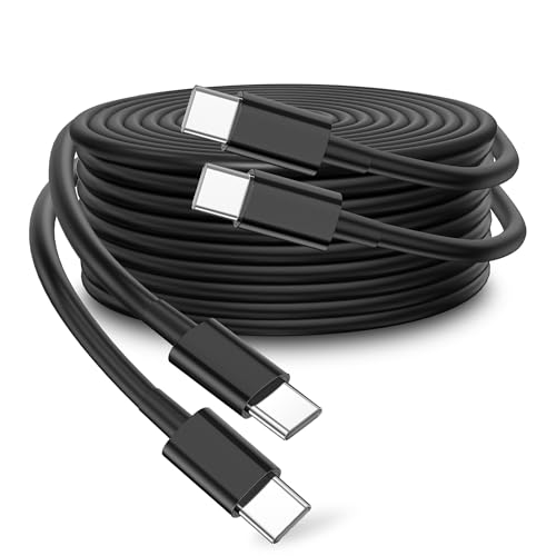 Durcord USB C Charger Cable, 60W 2 Pack 3ft Fast USB Type C to Type C Charger Cable for Android/Phone/Pad/Laptop, USB C Cord Cable Phone Charger-Black - color: 60w Black, size: 3ft