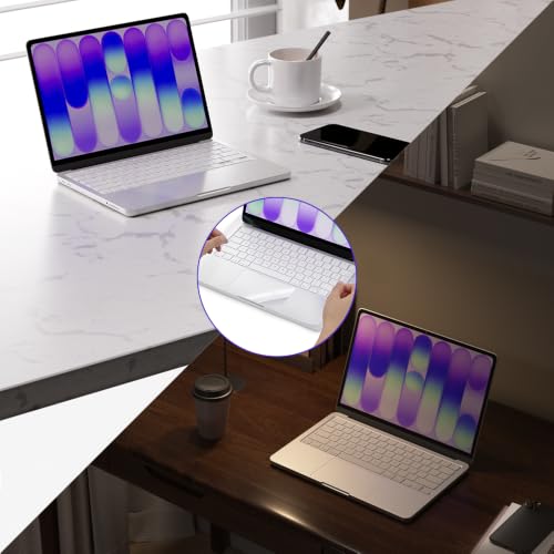 Palm Rest Cover for 2026 MacBook Neo Vinyl Skin with Trackpad Protector | Protect Laptop, Laptop Decal,Residue-Free Sticker,Removable(Clear) - color: Tansparent