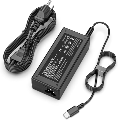 Universal 45W Chromebook Charger USB C for HP Dell Lenovo Acer | Compatible with HP x360 11 14a, Dell 5190, Lenovo C330 S330, Acer Spin 311 511 C733, Asus C204 C213, Samsung 4, 45W USB-C