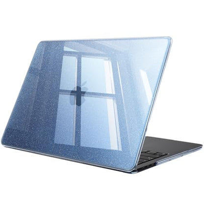 Fintie Case for MacBook Air 13 inch A3449/A3240/A3113/A2681 2022-2026 | M2/M3/M4/M5, Snap On Hard Shell, Full Port Access, Easy On/Off, Lightweight, Pearl Blue - color: Leopard