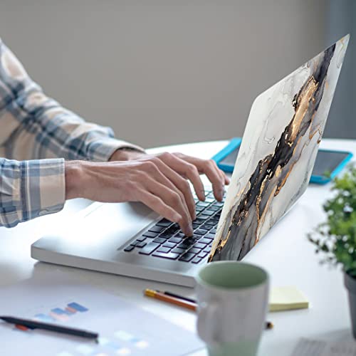 Laptop Skin Sticker Decal,13.3 14 15 15.4 15.6 inch Laptop Universal Vinyl Skin Sticker Cover,Dustproof Waterproof Reusable Art Decal Protector with Free 2 Wrist Pads (7560) - color: 7560