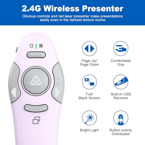 QUI Presenter Remote Bundle | One USB A Blue & One USB A Purple