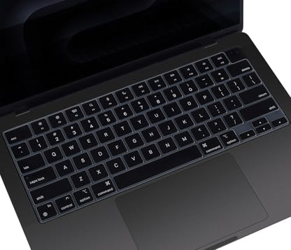 Keyboard Cover for 2026-2021 MacBook Pro 14 inch M5 M4 M3 M2 M1 Pro/Max Chip A3426 A3427 A3434 A3112 A3401 A3185 A2918 A2992 A2779 A2442, MacBook Pro 16 inch A3428 A3429 A3403 A3186 A2991 A2780 Skin - color: Black-English, size: MacBook Pro 14" 16" 2021+