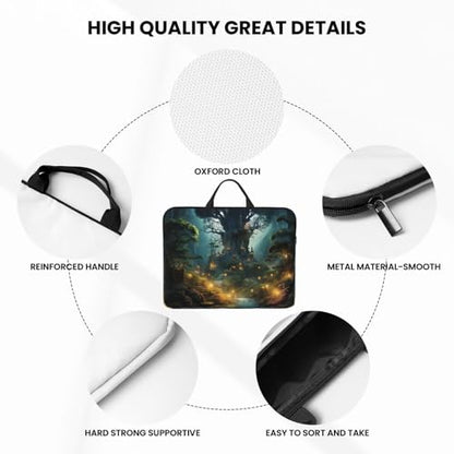 14 inch Laptop Sleeve with Handle Shockproof Laptop Bag Waterproof Computer Cover Bag Fantasy Briefcase